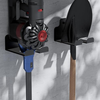JNIHEEP Garage Organizer Trimmer Rack,Garden Power Tool Hanger,2 Pack,Black | Weedeater Rack, Heavy Duty Weed Whackers Holder Wall Mounted for Grass Trimmer, Hedge Trimmer, Garage Trimmer, Garden Tools - color: Black 2 Packs