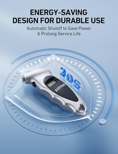 AstroAI Digital Tire Pressure Gauge 0-150PSI Calibrated to ANSI B40.7 +/-1PSI, 4 Units for Car Truck Bicycle with Backlight LCD, Silver, 3Pack - size: 3Pack