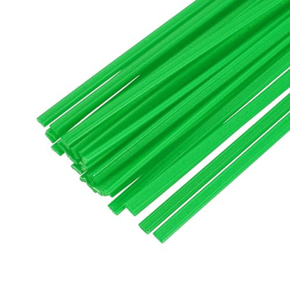 MECCANIXITY 30pcs 8 Inch Plastic Welding Rods PE Welding Strips Welder Rods for Plastic Welder, Car Bumper, Kayak Repair, Green - color: Green, size: 8 Inch