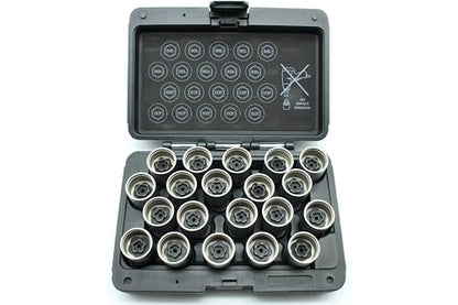 TMAX 20pc Anti-Theft Wheel Lug Nut Removal Socket Key for Volvo Set B - size: 20pc Set B