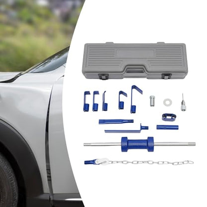 Slide Hammer Dent Puller Set, Automotive Hammer Puller Frame Set Heavy Duty Auto Body Truck Repair Tool Kit Automotive Dent Remover with Carrying Case