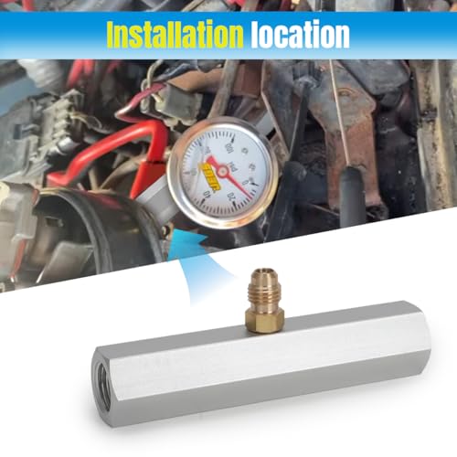 Motoparty Fuel Injection Pressure Tester Adapter Converter In-Line Fitting Applications for GM vehicles with TBI systems fit for Chevrolet S10 Blazer C1500 K1500