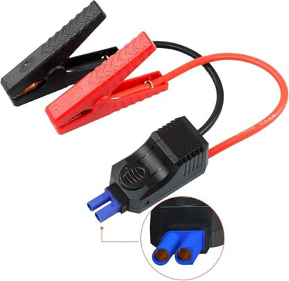 Smart Jumper Cables for 12V Portabale Car Jump Starter, Automotive Jump Starter Booster Clamp Cables with 8WAG Line