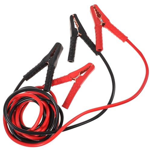 Alipis Heavy Duty 1000a Copper Emergency Jumper Cables 2.8m Thickened Power Wire with Fully Covered Clamps for Car Suv Truck Battery Boosting