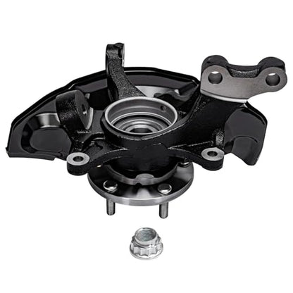 Detroit Axle - Front 4pc Steering Knuckles Kit for 07-09 Toyota Camry, 2 Steering Knuckles & Wheel Bearing Hubs 2 Outer Tie Rods 2007 2008 2009 Replacement - size: 4SU48725/Kit