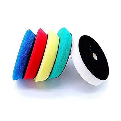 Jinchao-polishing Pads, Sponge Different Hardness Polishing Car Sponge Pad, 4/6/7 Inch Polish Pads, for Dual Action Polisher,Polishing (Color : 6Inch Foam Fit 5Inch) - color: 6inch Foam Fit 5inch