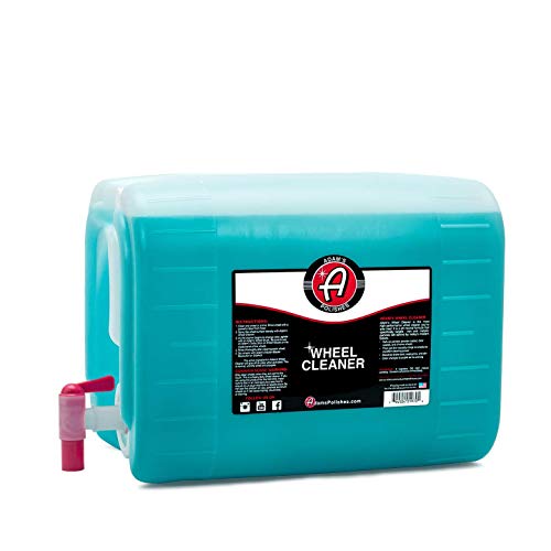 Adam's Polishes Wheel Cleaner 5 Gallon - Tough Wheel Cleaning Spray For Car Wash Detailing | Rim Cleaner & Brake Dust Remover | Safe On Chrome Clear Coated & Plasti Dipped Wheels | Use w/Wheel Brush - size: 640 Fl Oz (Pack of 1)
