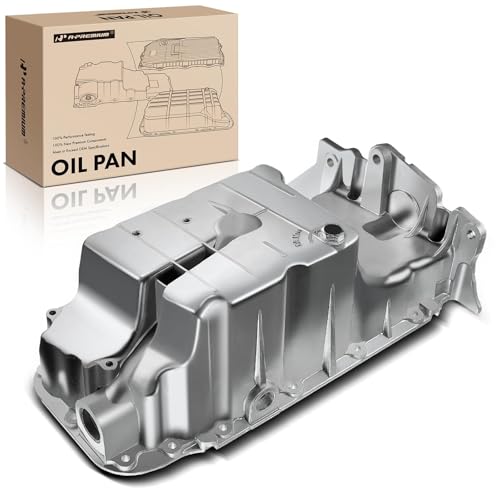 A-Premium Engine Oil Pan Sump with Drain Plug | Compatible with Chevrolet Cruze 2010-2016, Cruze Limited 2016, Sonic 2012-2018, Trax 2017-2018, 1.8L, W/o Oil Level Sensor