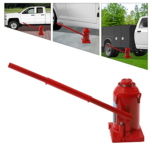 Hydraulic Bottle Portable Jack 30 Ton Capacity Red to Lifting Cars Trucks Suvs Farm Vehicles Heavy-Duty Machinery (30 Ton)