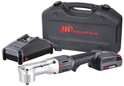 Ingersoll Rand W5330-K12 3/8" 20V Angle Cordless Impact Wrench 1 Battery Kit, 180 ft-lb Torque, Friction Ring Retainer - size: 3/8", style: 1 Battery Kit