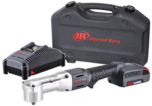 Ingersoll Rand W5330-K12 3/8" 20V Angle Cordless Impact Wrench 1 Battery Kit, 180 ft-lb Torque, Friction Ring Retainer - size: 3/8", style: 1 Battery Kit