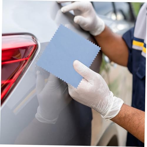 Zerodeko 1 Set Tire Dressing Applicator Sponge Kit Wax Pads with Polishing Cloth for Car Detailing Tire Shine Applicator for Glossy Finish Automotive Surfaces
