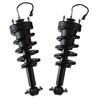 Detroit Axle - 2 Front Struts for 2015-2018 Chevrolet Silverado 1500 GMC Sierra 1500, 2019 Silverado 1500 LD Sierra 1500 Limited, Suburban Yukon XL Tahoe Cadillac Escalade ESV Struts w/Coil Spring - size: 949-730x2/Pair