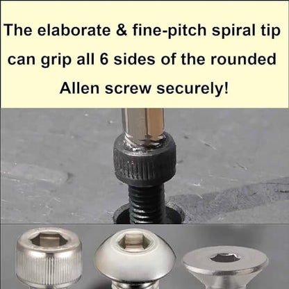 ENGINEER Socket Screw Extractor Set with Handle DZ-74