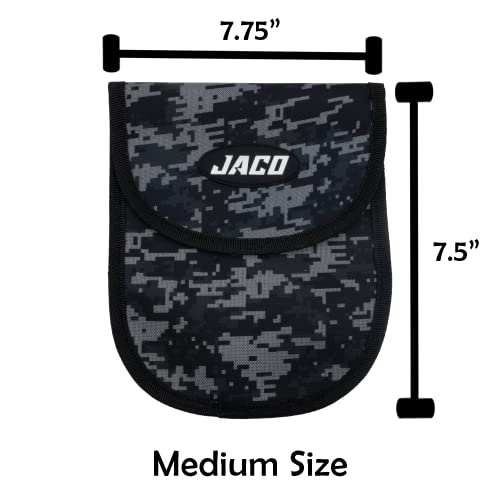 JACO Utility Tool Pouch | Multi-Purpose Storage Pouch for Tire Gauges, Tools, & Accessories (Digital Camo) - size: Medium (Pack of 2)