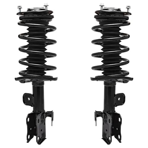 Detroit Axle - Struts Shocks Suspension Kit for Toyota 2010-2015 Prius Front Struts w/Coil Spring Rear Shock Absorbers 2011 2012 2013 2014 Replacement - size: 4AQ47049/Shock Kit