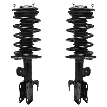 Detroit Axle - Struts Shocks Kit for Toyota 2010-2015 Prius, 2 Front Struts w/Coil Spring 2 Rear Shock Absorbers 2011 2012 2013 2014 Replacement Suspension - size: 4AQ47264/Shock Kit