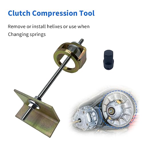 Secondary Clutch Compression Tool for ATV UTV Snowmobile Polaris Yama-ha
