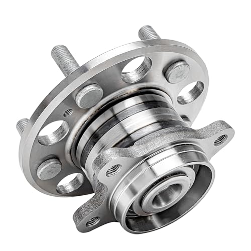 Detroit Axle - 512410 Both Driver and Passenger Side Rear Wheel Bearing and Hub Assembly Replacement for 2008 2009 2010 Hyundai Elantra [Non-ABS Models] - style: 512410 x2/Pair