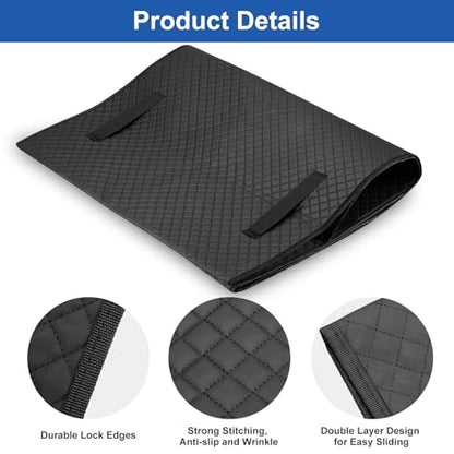Linkstyle Magical Rolling Creeper Mat, 58×27 Inch Mechanic Creeper Mat for Under Car Repair, Foldable Garage Creeper Mat with Storage Bag, Low Clearance Automotive Work Tool