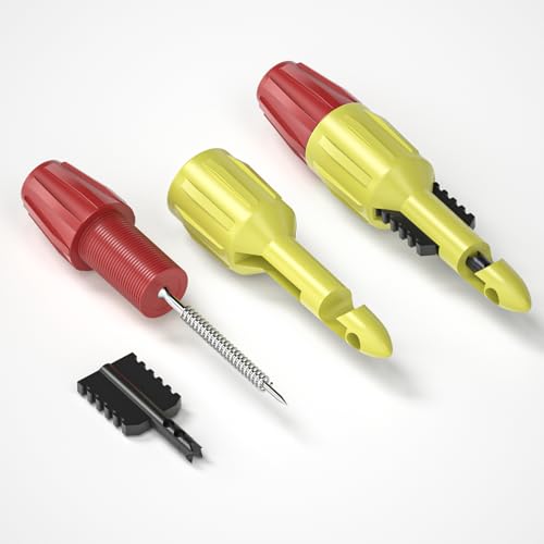 Goupchn Multimeter Test Leads Kit 6PCS with Alligator Clips | Heavy Duty Crocodile Clamps, Wire Piercing Probes 4mm Piercing Clip, For Multimeter Voltmeter Thermometer Testing - style: P1300H