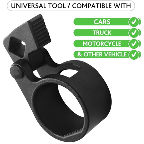 Toolwiz 3/8'' Universal Low Profile Tool + 1/2'' Inner Tie Rod Hex Wrench | Inner Tie Rod Removal Tool Kit, 2pcs, for Car Truck Vehicle Motorcycle, Compatible with Mercedes Benz BMW Toyota Honda Ford
