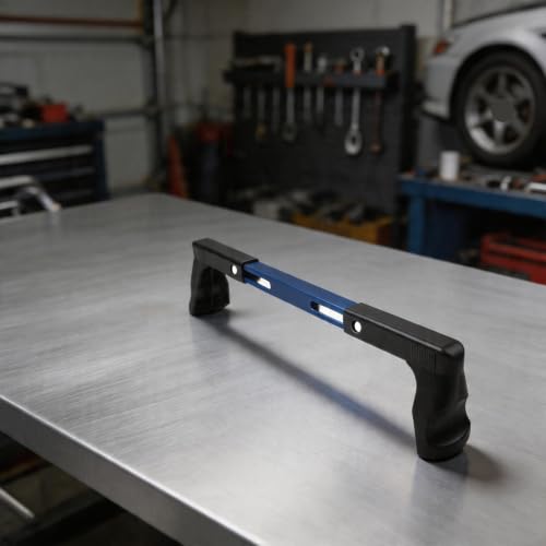 Camber Caster Gauge Kit with Magnetic Base and Bubble - Precision Steering Wheel Tool for Auto Alignment Tasks