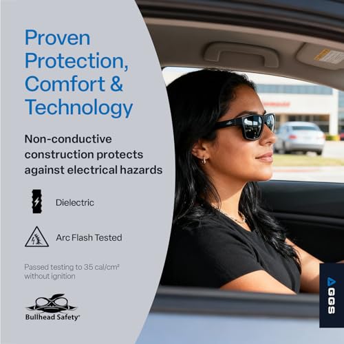 Bullhead Safety Eyewear Sawfish Glasses - Anti-Fog, Lightweight, Scratch Resistant, UV Light Blocking Sunglasses for Cycling, Fishing, Driving, Outdoor Work, Gray Lenses - color: Smoke Lens, Matte Black Frame, style: Anti-fog