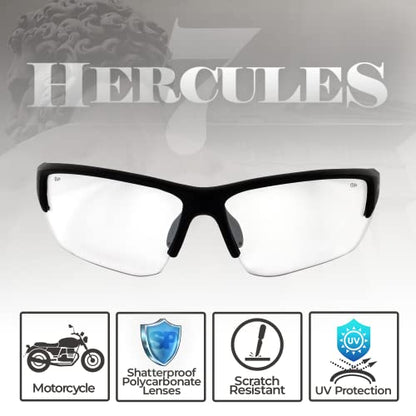 Global Vision Men's Herc7bkcl - color: Clear