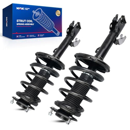 KAX Front Struts for Toyota 2001-2007 Highlander, 2007-2009 RX350, 2004-2006 RX330 Front Shocks Quick Complete Struts Assembly with Coil Spring Set of 2, Replace 4331660L 4331660R | Replace OE 4331660L,4331660R,for 2004-2005 Highlander,2006-2007 Highlande