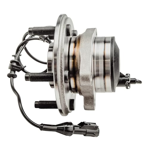 Detroit Axle - 2WD Front Wheel Bearing Hubs for Jaguar S-Type XJ8 XJR [5 Lug], Wheel Bearing Hubs Assembly Set Replacement, Pair Hubs w/Sensor Wire - style: 513169 x2/Pair