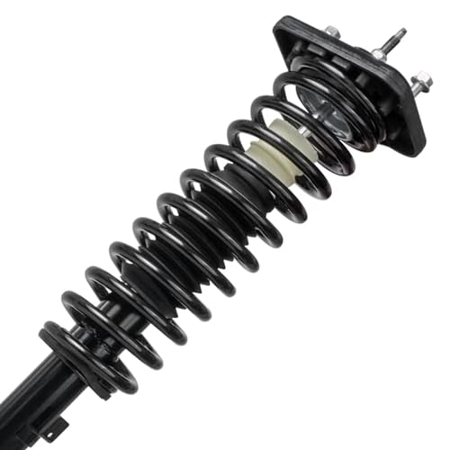 Detroit Axle - Rear Struts for 1999-2000 Chrysler Cirrus Dodge Stratus Plymouth Breeze, w/Coil Spring Replacement Suspension Quick Install Ready Shocks Assembly - size: 171311 x2/PAIR