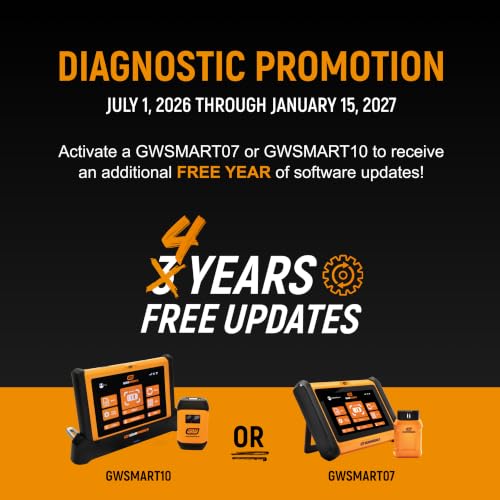 GEARWRENCH 10" Pro Command Wireless Bi-Directional Diagnostic Tablet with Rapid-Charge Dock, Includes 4 Years of Software Updates | GWSMART10 - style: 10-Inch Tablet