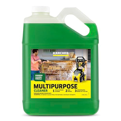 KÄRCHER Multi Purpose Pressure Washer Detergent, Highly Concentrated | Removes Dirt and Grime from Fences, Siding, Patios, Driveways, Sidewalks, Concrete and More, Makes up to 40 gal of Cleaner - style: Multi Purpose Cleaner