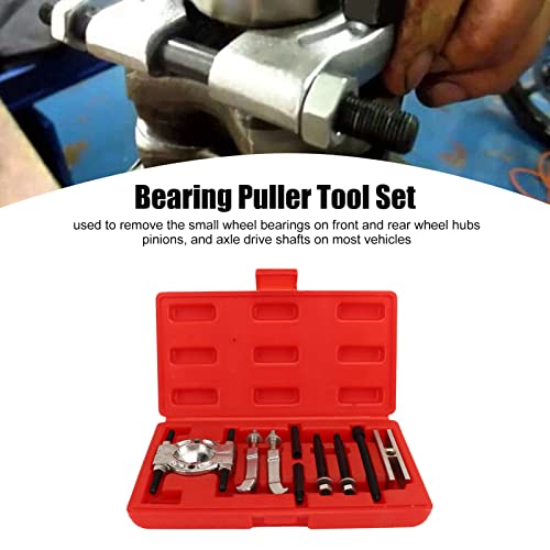 Set of 9 Heavy Duty Steel Bearing Pullers for Car Repair - Universal Fit