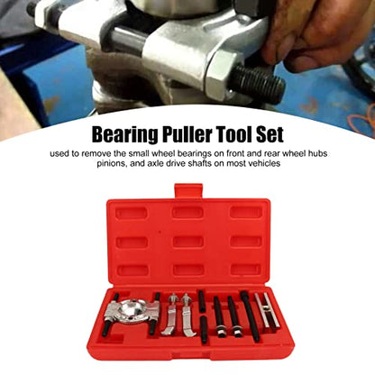 Set of 9 Heavy Duty Steel Bearing Pullers for Car Repair - Universal Fit