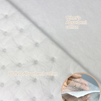 PONO 200 Pcs Oil Absorbent Pads, White Heavy Weight Oil-Only Absorbent Pad,Used for Oil Spill Cleaning in Garage Workshop, Reusable, Washable, Durable(15x20 in) - size: 2X100Pcs, 15"X20"