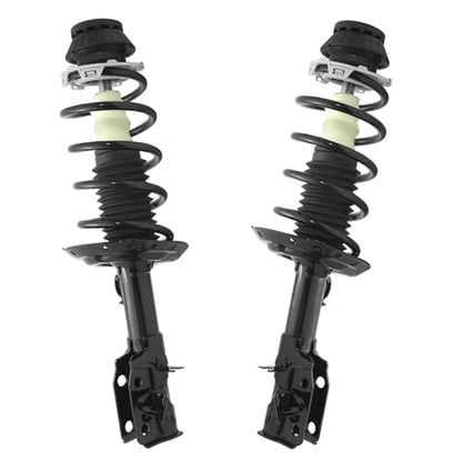 Detroit Axle - 4pc Front Suspension Kit for 2011-2015 Honda CR-Z, 2 | Complete Struts with Coil Springs 2 Sway Bars 2012 2013 2014 Replacement - size: 4QS50946/ sway kit