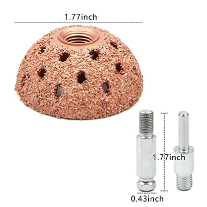 Shineyoo Tire Repair Patch Tools - 42mm Tungsten Steel Buffing Wheel & Tire Patch Roller Scraping Cutter Kit - size: 42 mm