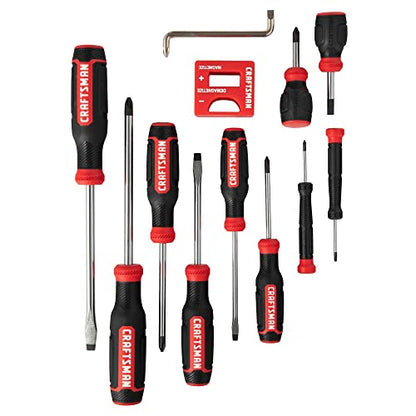 CRAFTSMAN Screwdriver Set, Bi-material, 12 Piece (CMHT65071N) - style: Old Version