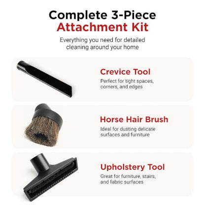 MP Maresh Products Household Cleaning Attachments - Dust Cleaner, 9064300 | Compatible with 1 1/4 Shop Vac Attachments, Includes Dust Brush, Crevice Tool & Upholstery Nozzle, Household Vacuum Cleaners - size: Household Cleaning Kit