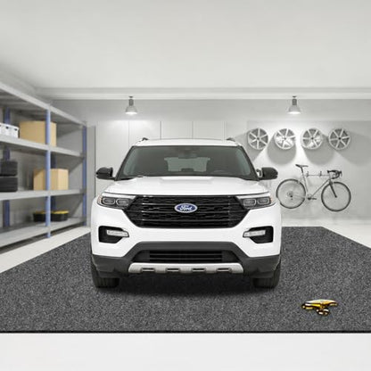 Garage Floor Mat 7'4"x17' Garage Mats for Floor Under Car,Absorbent Oil | Waterproof Garage Flooring Parking,Non-Slip Self-Grip Backing,Contain Liquid,Protect Surface from Oil Drip,Washable Reusable - size: Garage Floor Mat 7'4'' x 17'-1PK