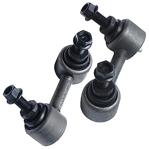 Detroit Axle - Rear 4pc Shock Absorbers Kit for 12-15 Honda Civic, 2 Shock | Absorbers 2 Sway Bar Links 2012 2013 2014 2015 Replacement - size: 4AS47096/shock kit