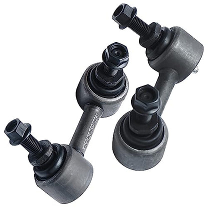 Detroit Axle - Rear 4pc Shock Absorbers Kit for 12-15 Honda Civic, 2 Shock | Absorbers 2 Sway Bar Links 2012 2013 2014 2015 Replacement - size: 4AS47096/shock kit