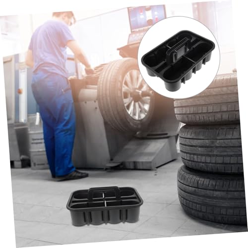 Thick Plastic Cleaning Tool Storage Basket Car Detailing Supplies Laundry Cart Car Interior Cleaning Kit