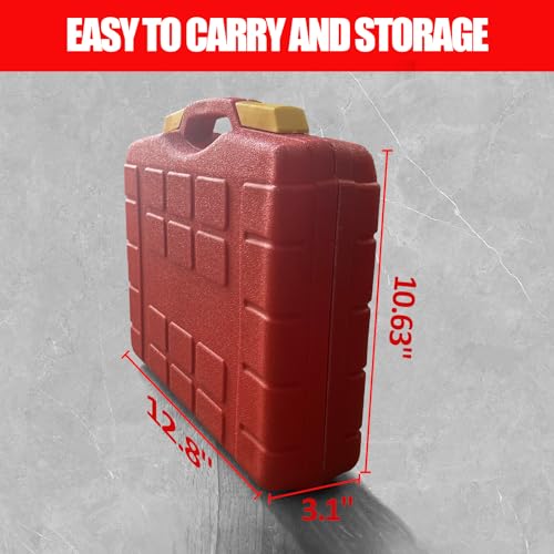 TONYNOL 3/4 Inch Drive Deep Impact Socket Set,6-Point,Metric Size(22mm to 41mm),10 Pcs,Cr-Mo.Heavy Duty Impact Socket Set,With a Storage Case. - size: 3/4" Drive 10-Piece (7/8" to 1-5/8") Deep