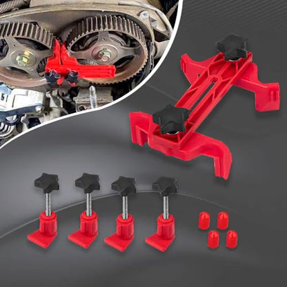 Engine Timing Tool, Camshaft Locking Tool, Engine Camshaft Alignment Timing Tool Kit, Camshaft Sprocket Clamp Kit, Car Main Cam Timing Sprocket Gear Locking Tool Set Suitable for Most Car