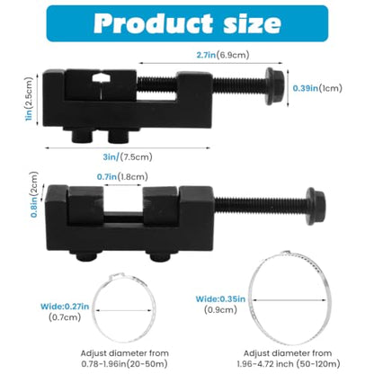 Axle Boot Clamp Tool, with 20 PCS 304 Stainless Steel Single Ear Hose Clamp, Drive Shaft CV Axle Boot Clamp Removal and Installation Tool (10pcs Small+ 10pcs Large)