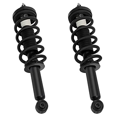 Detroit Axle - Front and Rear Suspension Kit 2011-2019 Dodge Journey | Struts with Coil Spring Assembly 2012 2013 2014 2015 2016 2017 2018 Replacement Suspension Struts Shock Absorbers - size: 4Q47307/ 4 Struts