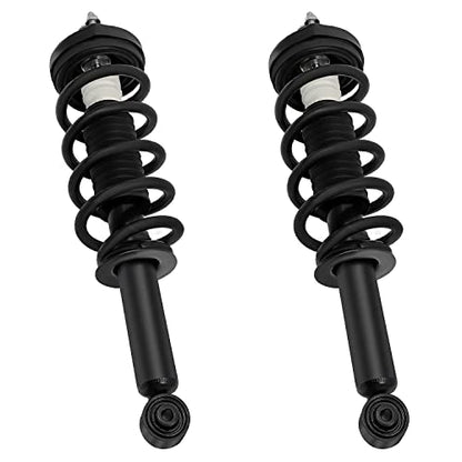 Detroit Axle - Front and Rear Suspension Kit 2011-2019 Dodge Journey | Struts with Coil Spring Assembly 2012 2013 2014 2015 2016 2017 2018 Replacement Suspension Struts Shock Absorbers - size: 4Q47307/ 4 Struts